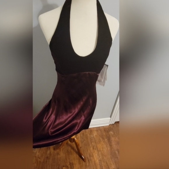 Gunne Sax NWT Vintage 90's Halter Dress - Picture 4 of 9